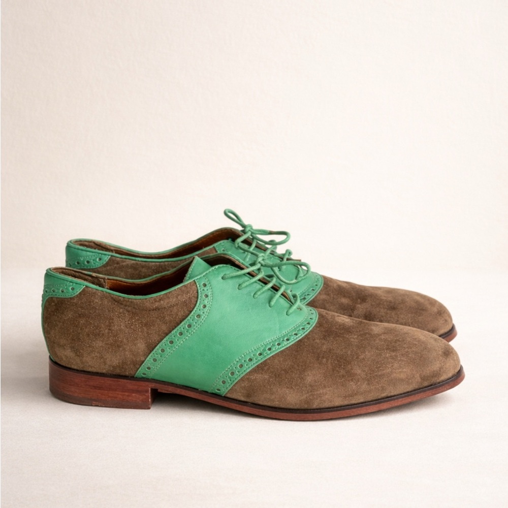 Florsheim by Duckie Brown Suede Leather Shoes Size 10.5 D
